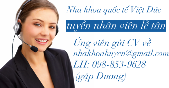 Tuyển lê tân tại Nha khoa Quốc tế Việt Đức